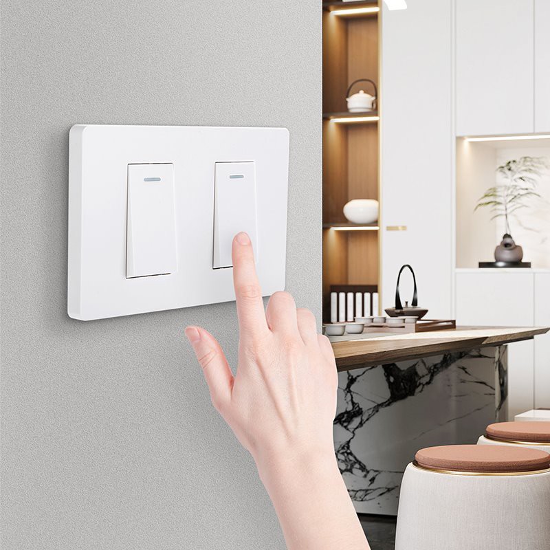 2-násobný spínač s 1 stmievačom